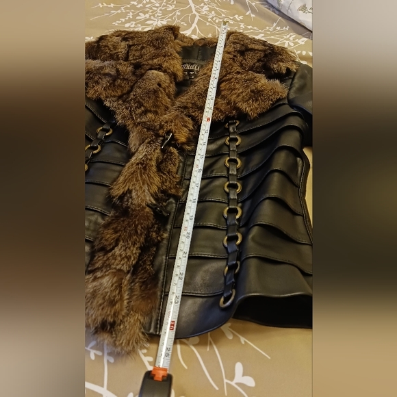 Michaela Fur leather jacket - Picture 9 of 11